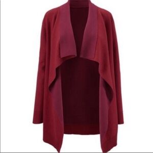CAbi Cozy‎ Up Cardigan Size Medium 3479 Red